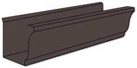 202 Royal Brown Seamless Gutters