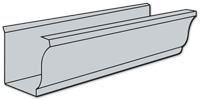 805 pewter Seamless Gutters