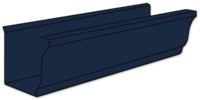 521 Navy Seamless Gutters