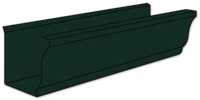 511 Forest Green Seamless Gutters