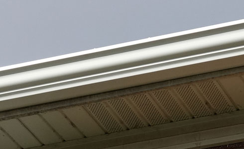 The Crown Mold rain gutter profile from All Gutter Systems