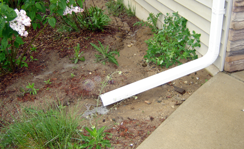 Drain Tile prevents washout of expensive landscaping