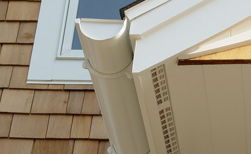 Half Round rain gutters from All Gutter Systems