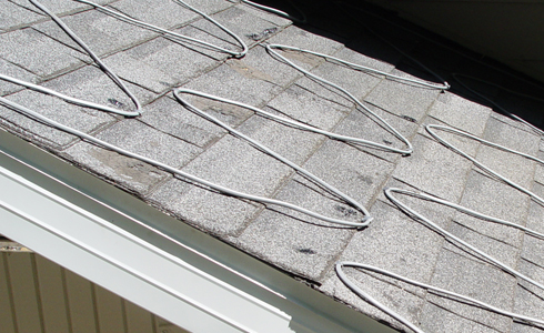 Heat Cable from All Gutter Systems helps eliminate icicles.