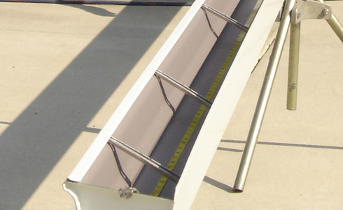 Hang-tite hidden hangers during gutter run off