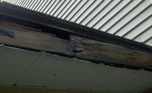 Rotting and Damaged Fascia repaired by All Gutter Systems