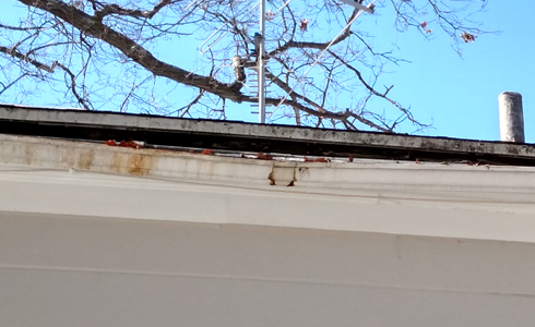 Pulling and Sagging Gutter, repaied by All Gutter Systems
