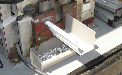 Seamless Gutters from All Gutter Systems are roll formed on site.