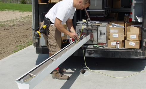 Our rain gutters are measured to fit your home exactly.