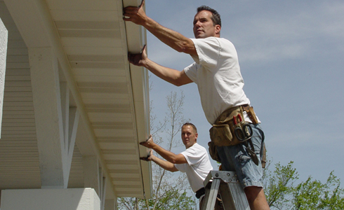 Seamless rain gutters from All Gutter Systems go on clean and look great.