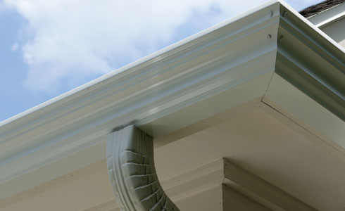 The Triple Cove rain gutter profile from All Gutter Systems