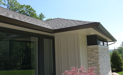 The Two Step rain gutter profile from All Gutter Systems